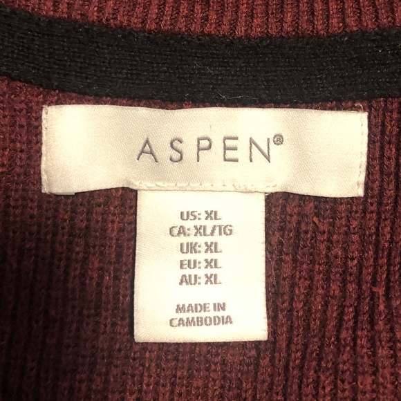 3/4 Zip Sweater Fall Winter Style Men's Fashion Zip-Up XL Aspen - Picture 4 of 4